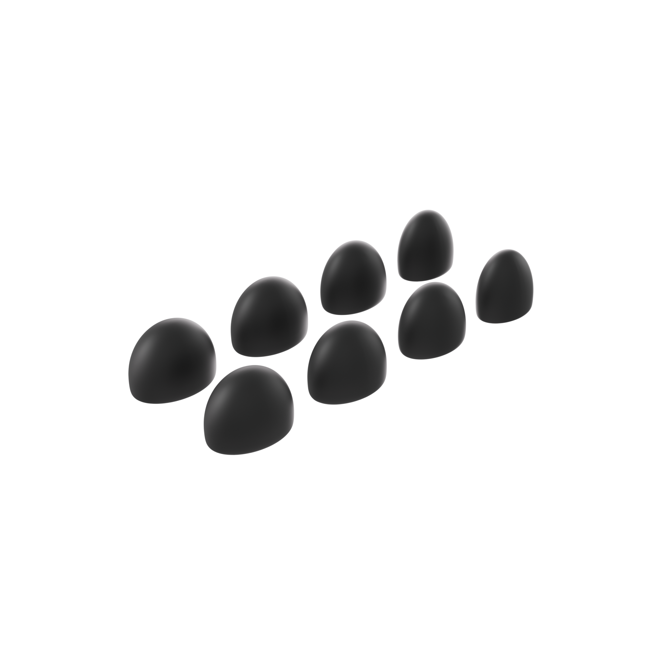 Loop Dream Foam-Silicone Ear Tips - Black (Mixed Sizes)